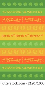 St Patrick's Day Design Background