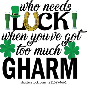 St Patrick's Day Design Lucky Me 