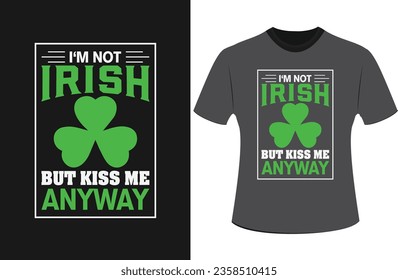 St. Patrick's Day Design. This design can be use for creating products such as: T-Shirt, Hoodie, Mug, Bag, Poster, Wall Art, Phone Cover, Pillow and much more.