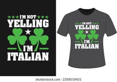St. Patrick's Day Design. This design can be use for creating products such as: T-Shirt, Hoodie, Mug, Bag, Poster, Wall Art, Phone Cover, Pillow and much more.