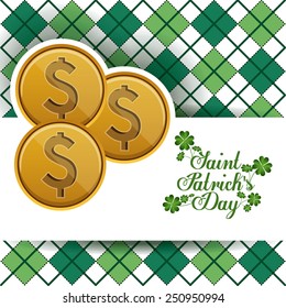 St patricks day design, vector illustration.