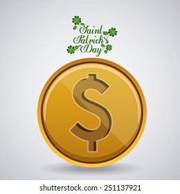 St patricks day design, vector illustration.