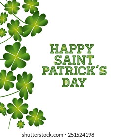 St patricks day design, vector illustration.
