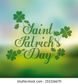 St patricks day design, vector illustration.