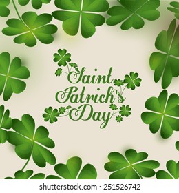 St patricks day design, vector illustration.