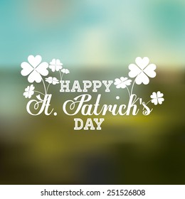 St patricks day design, vector illustration.