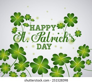 St patricks day design, vector illustration.