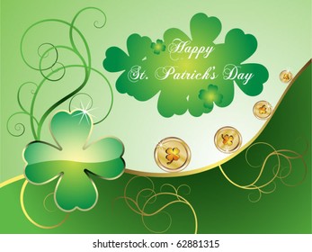 St. Patrick's Day design. Vector illustration.