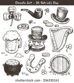 St. Patrick's Day - Doodles