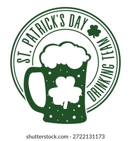 Día de San Patricio Equipo para beber diseño del día de San Patricio