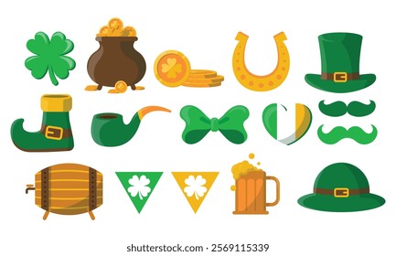 St Patrick's Day element vector design	