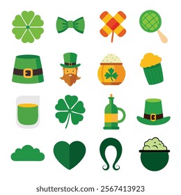 St. Patrick's day elements design