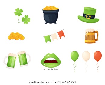 St Patrick's Day-Elemente-Set