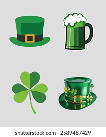 St. Patrick's Day elements. st. patrick's day vecto