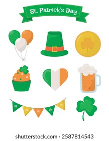 St. Patrick's day elements. vector set.