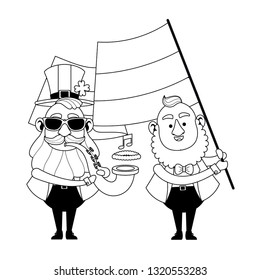 St patricks day elves cartoons