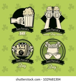 St patricks day emblems