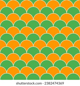 St. Patrick's day fish scales pattern. fish scales pattern. fish scales seamless pattern. Decorative elements, clothing, paper wrapping, bathroom tiles, wall tiles, backdrop, background.