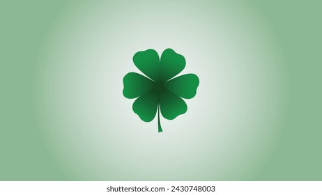 Día de San Patricio ilustración vectorial plana con trébol, caldero y sombrero. Fondo verde. Se puede utilizar para banners, carteles, fondos, páginas de destino, tarjetas de felicitación, cubiertas, etc.