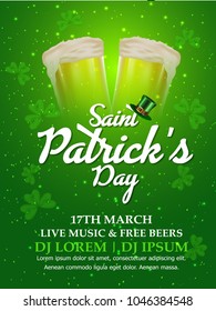 st. Patrick's day flyer