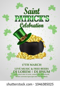 st. Patrick's day flyer