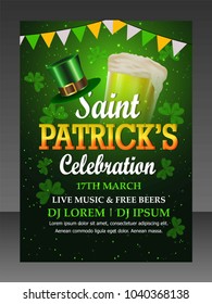 st. Patrick's day flyer (Saint Patrick's Day)