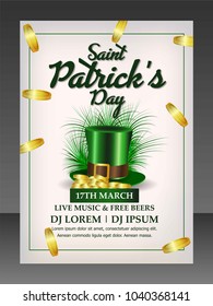 st. Patrick's day flyer (Saint Patrick's Day)
