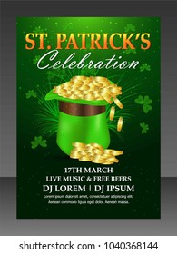 st. Patrick's day flyer (Saint Patrick's Day)