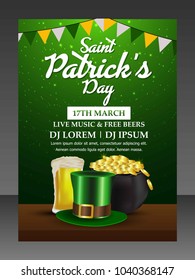 st. Patrick's day flyer (Saint Patrick's Day)