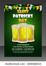 st. Patrick's day flyer (Saint Patrick's Day)