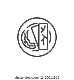 St. Patrick's Day Food line icon. linear style sign for mobile concept and web design. Irish foods served on St. Patrick Day outline vector icon. Symbol, logo illustration. Vector graphics