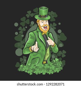 ST. PATRICK'S DAY FUNNY SHAMROCK