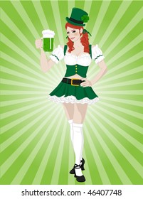 St. Patrick's Day Girl