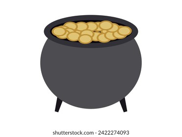 St. Patrick's Day gold coin pot.