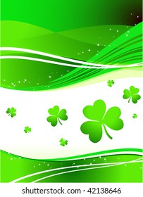 St. Patrick's Day green background