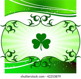 Fondo verde del Día de San Patricio