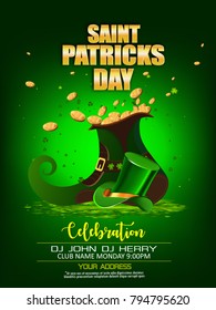 St Patrick's Day green  background 