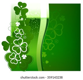 St. Patricks Day green beer