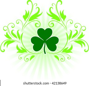 St. Patrick's Day green design