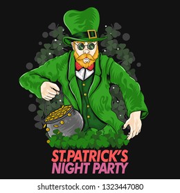 ST. PATRICK'S DAY GREEN SHAMROCK BEER PARTY