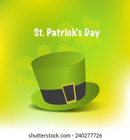 St. Patrick's Day greeting card. EPS10
