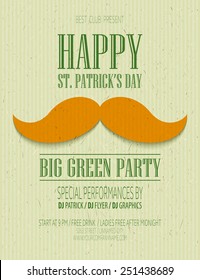 St. Patrick's Day greeting card.