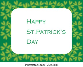 st. patricks day greeting card