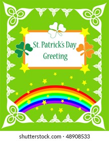 st. patrick's day greeting card