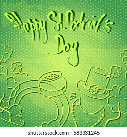 St. Patrick's Day greeting card
