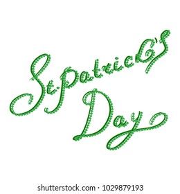 St. Patrick's Day greeting. Vector illustration