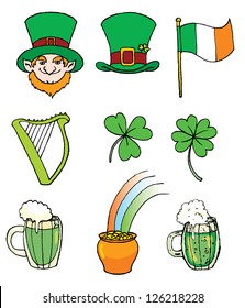 st. patrick's day greeting / vector