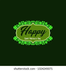 St. Patrick's Day greeting. Vector illustration