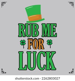 St. Patrick's Day greeting. Vector illustration ,Happy St Patrik's Day - funny irish day lettering in chreckered pattern design for posters, flyers, t-shirts, cards, invitations, stickers, banners etc