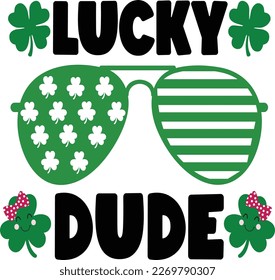 St. Patrick's Day greeting Vector illustration, Saint Patrick holiday quotes SVG design